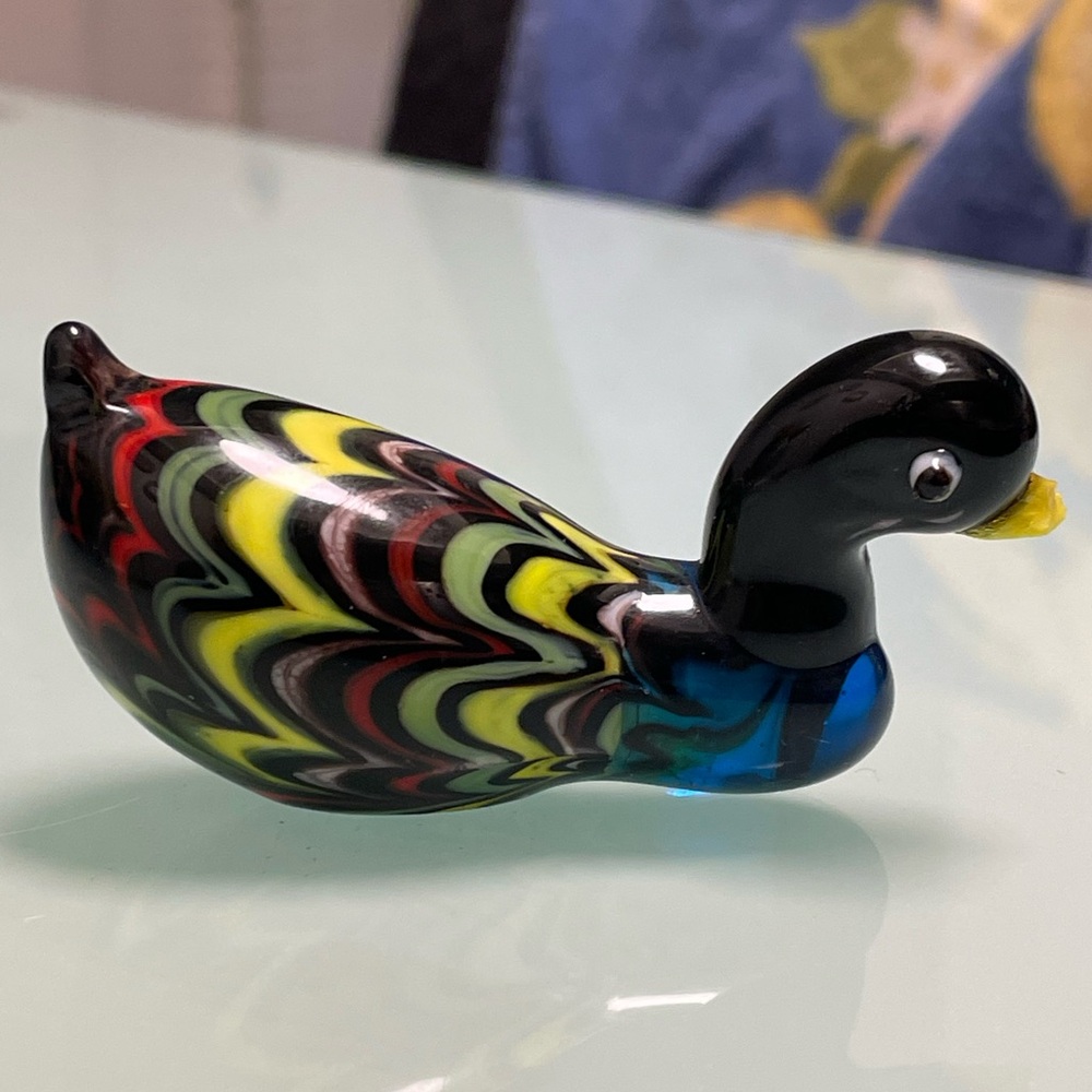 ❄️Sale❄️
 Vintage Murag
no Italy Colorful Glass Bird duck mini - Picture 5 of 10